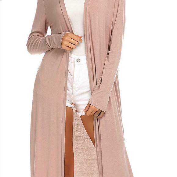 locryz Sweaters - Beige/ Nude Cardigan/Duster